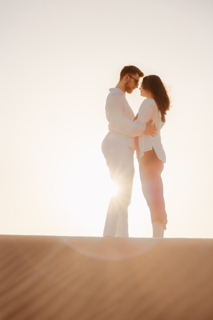 desert session in Abu Dhabi