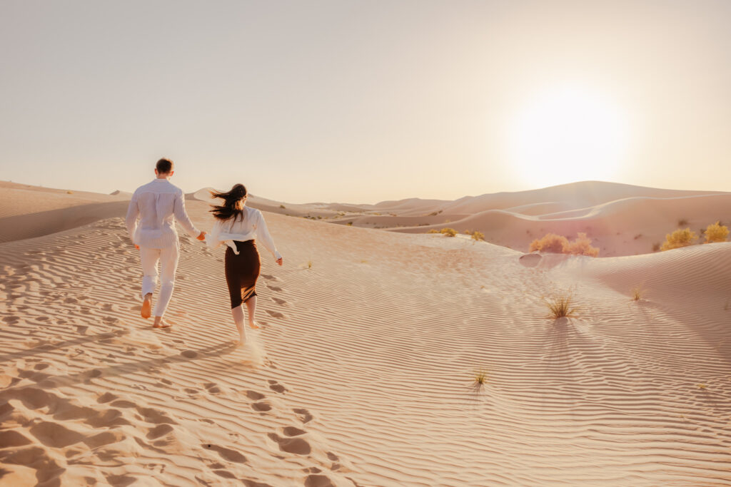 desert session in Abu Dhabi
