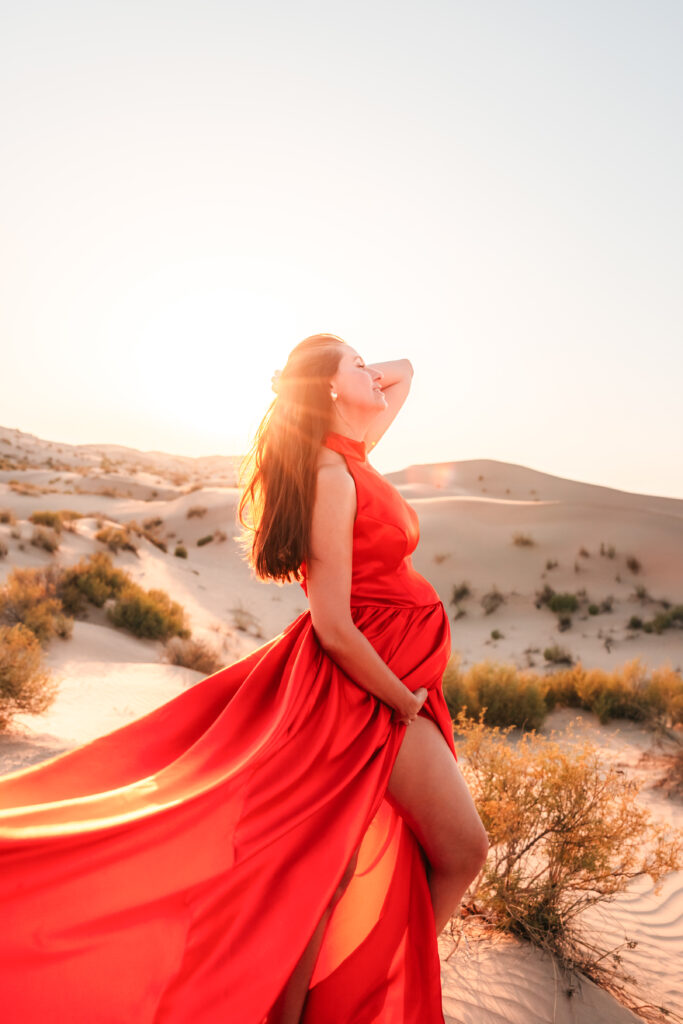 maternity desert session in Abu Dhabi