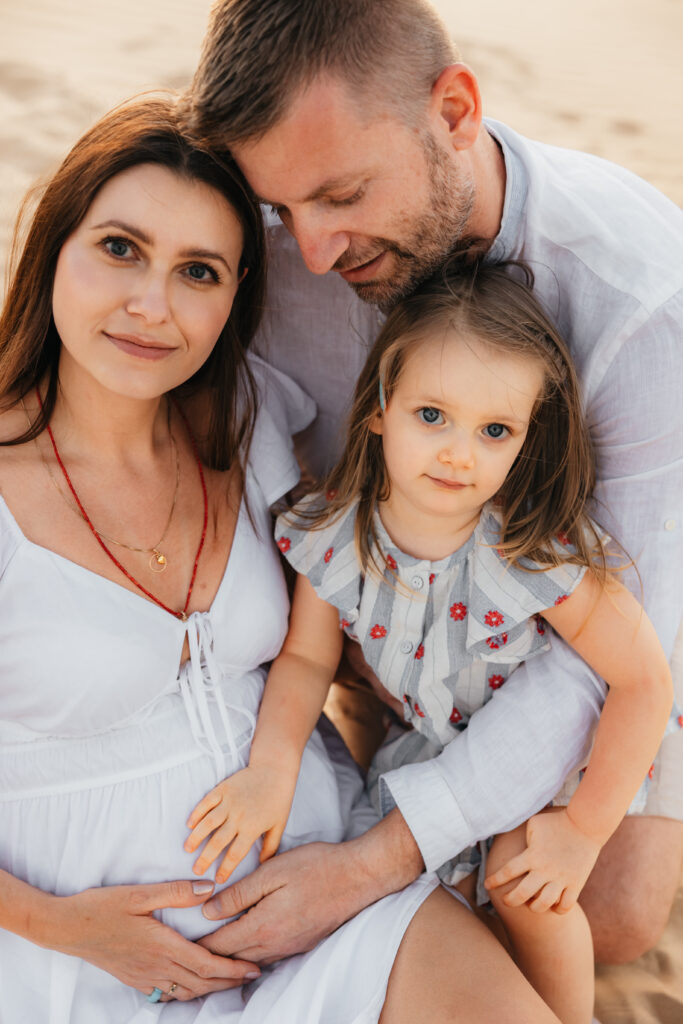 family desert session in Abu Dhabi